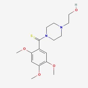 2-{4-[(2,4,5-trimethoxyphenyl)carbonothioyl]-1-piperazinyl}ethanol