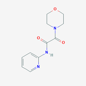 2-(4-morpholinyl)-2-oxo-N-2-pyridinylacetamide