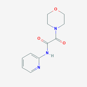 molecular formula C11H13N3O3 B4833493 2-(4-morpholinyl)-2-oxo-N-2-pyridinylacetamide 