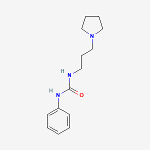 N-phenyl-N'-[3-(1-pyrrolidinyl)propyl]urea
