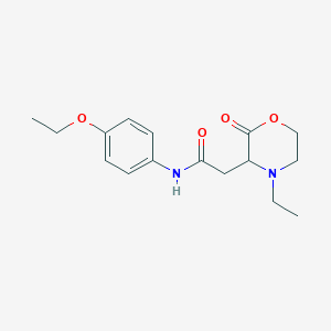 N-(4-ethoxyphenyl)-2-(4-ethyl-2-oxo-3-morpholinyl)acetamide