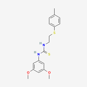 N-(3,5-dimethoxyphenyl)-N'-{2-[(4-methylphenyl)thio]ethyl}thiourea