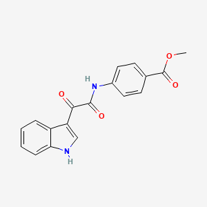 methyl 4-{[1H-indol-3-yl(oxo)acetyl]amino}benzoate