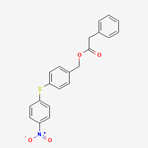 4-[(4-nitrophenyl)thio]benzyl phenylacetate