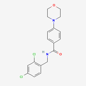 N-(2,4-dichlorobenzyl)-4-(4-morpholinyl)benzamide