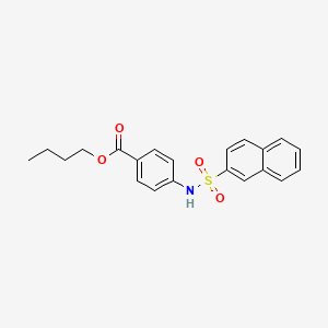 butyl 4-[(2-naphthylsulfonyl)amino]benzoate