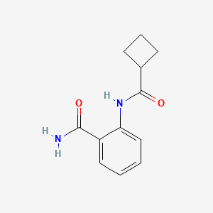 molecular formula C12H14N2O2 B4834132 2-[(cyclobutylcarbonyl)amino]benzamide 