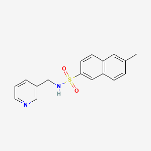 molecular formula C17H16N2O2S B4834201 6-methyl-N-(3-pyridinylmethyl)-2-naphthalenesulfonamide 