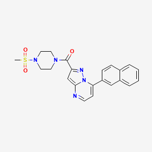 2-{[4-(methylsulfonyl)-1-piperazinyl]carbonyl}-7-(2-naphthyl)pyrazolo[1,5-a]pyrimidine