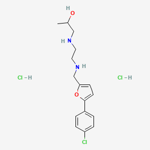 1-{[2-({[5-(4-chlorophenyl)-2-furyl]methyl}amino)ethyl]amino}propan-2-ol dihydrochloride