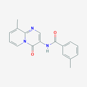 molecular formula C17H15N3O2 B4834485 3-METHYL-N-{9-METHYL-4-OXO-4H-PYRIDO[1,2-A]PYRIMIDIN-3-YL}BENZAMIDE 