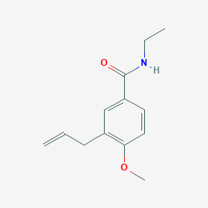 molecular formula C13H17NO2 B4834518 3-allyl-N-ethyl-4-methoxybenzamide 