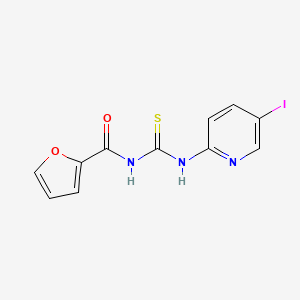 N-{[(5-iodo-2-pyridinyl)amino]carbonothioyl}-2-furamide