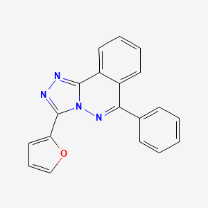 molecular formula C19H12N4O B4834666 3-(2-furyl)-6-phenyl[1,2,4]triazolo[3,4-a]phthalazine 
