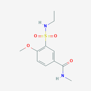 3-[(ethylamino)sulfonyl]-4-methoxy-N-methylbenzamide