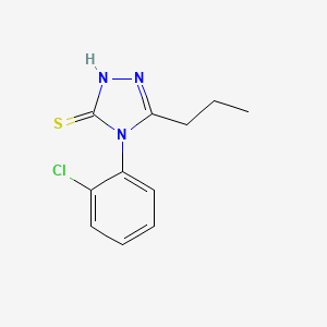 molecular formula C11H12ClN3S B4834755 4-(2-chlorophenyl)-5-propyl-4H-1,2,4-triazole-3-thiol 