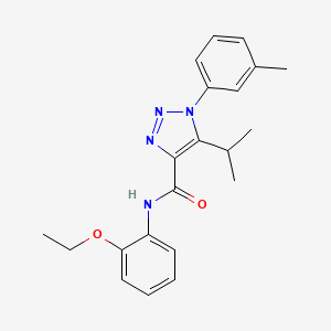 N-(2-ethoxyphenyl)-5-isopropyl-1-(3-methylphenyl)-1H-1,2,3-triazole-4-carboxamide