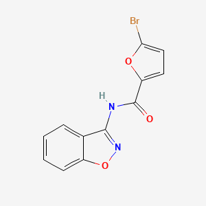molecular formula C12H7BrN2O3 B4834868 N-1,2-benzisoxazol-3-yl-5-bromo-2-furamide 