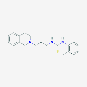 N-[3-(3,4-dihydro-2(1H)-isoquinolinyl)propyl]-N'-(2,6-dimethylphenyl)thiourea