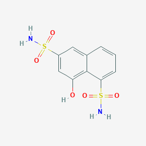 molecular formula C10H10N2O5S2 B4834946 8-hydroxy-1,6-naphthalenedisulfonamide 