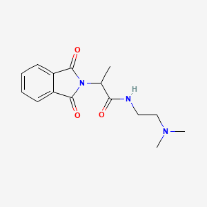 N-[2-(dimethylamino)ethyl]-2-(1,3-dioxo-1,3-dihydro-2H-isoindol-2-yl)propanamide