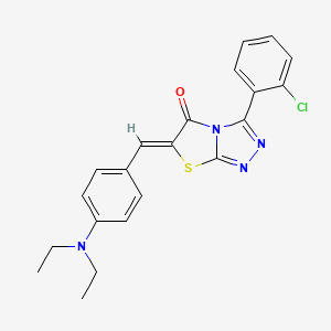 molecular formula C21H19ClN4OS B4835250 3-(2-chlorophenyl)-6-[4-(diethylamino)benzylidene][1,3]thiazolo[2,3-c][1,2,4]triazol-5(6H)-one 