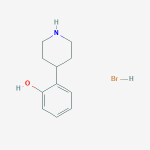 molecular formula C11H16BrNO B4835305 2-(4-piperidinyl)phenol hydrobromide 