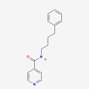 molecular formula C16H18N2O B4835467 N-(4-phenylbutyl)isonicotinamide 