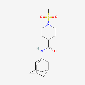 N-1-adamantyl-1-(methylsulfonyl)-4-piperidinecarboxamide