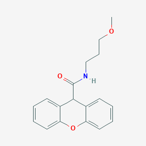 molecular formula C18H19NO3 B4835506 N-(3-methoxypropyl)-9H-xanthene-9-carboxamide 