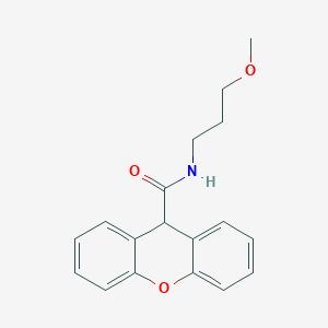 N-(3-methoxypropyl)-9H-xanthene-9-carboxamide