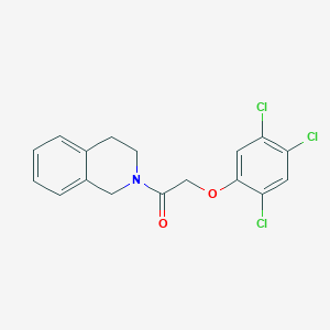 molecular formula C17H14Cl3NO2 B4835612 2-[(2,4,5-trichlorophenoxy)acetyl]-1,2,3,4-tetrahydroisoquinoline 