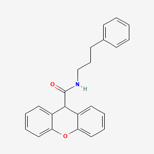 molecular formula C23H21NO2 B4835723 N-(3-phenylpropyl)-9H-xanthene-9-carboxamide 