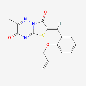 2-[2-(allyloxy)benzylidene]-6-methyl-7H-[1,3]thiazolo[3,2-b][1,2,4]triazine-3,7(2H)-dione