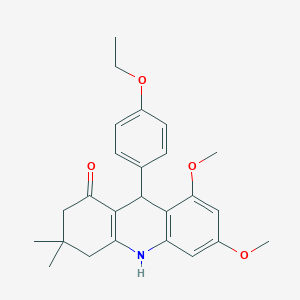 9-(4-ethoxyphenyl)-6,8-dimethoxy-3,3-dimethyl-3,4,9,10-tetrahydro-1(2H)-acridinone