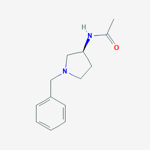 molecular formula C13H18N2O B048359 (S)-N-(1-苄基吡咯烷-3-基)乙酰胺 CAS No. 114636-30-5