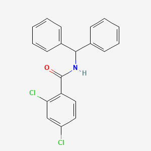 molecular formula C20H15Cl2NO B4835980 2,4-dichloro-N-(diphenylmethyl)benzamide 
