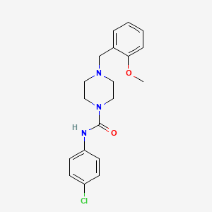 N-(4-chlorophenyl)-4-(2-methoxybenzyl)-1-piperazinecarboxamide