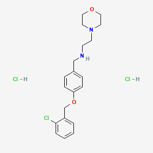 N-{4-[(2-chlorobenzyl)oxy]benzyl}-2-morpholin-4-ylethanamine dihydrochloride