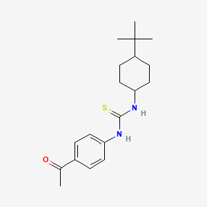 N-(4-acetylphenyl)-N'-(4-tert-butylcyclohexyl)thiourea