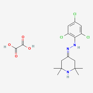 molecular formula C17H22Cl3N3O4 B4836259 2,2,6,6-tetramethyl-4-piperidinone (2,4,6-trichlorophenyl)hydrazone oxalate 