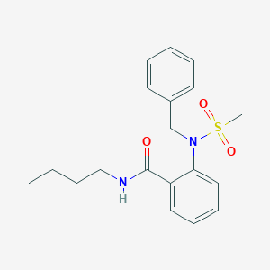2-[benzyl(methylsulfonyl)amino]-N-butylbenzamide