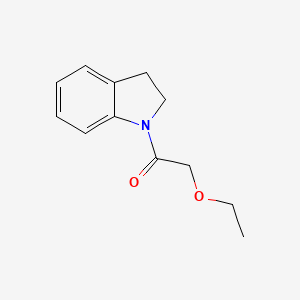 molecular formula C12H15NO2 B4836337 1-(ethoxyacetyl)indoline 