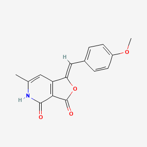 1-(4-methoxybenzylidene)-6-methylfuro[3,4-c]pyridine-3,4(1H,5H)-dione