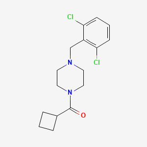 molecular formula C16H20Cl2N2O B4836538 1-(cyclobutylcarbonyl)-4-(2,6-dichlorobenzyl)piperazine 