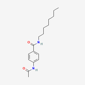 molecular formula C17H26N2O2 B4836600 4-(acetylamino)-N-octylbenzamide 