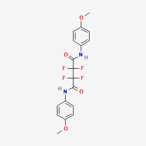 2,2,3,3-tetrafluoro-N,N'-bis(4-methoxyphenyl)succinamide