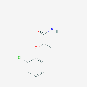 molecular formula C13H18ClNO2 B4836964 N-(tert-butyl)-2-(2-chlorophenoxy)propanamide 