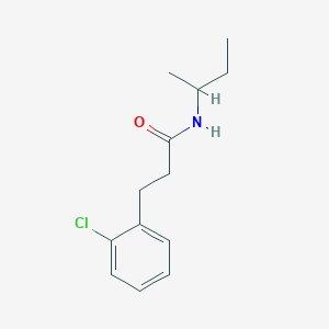 N-(sec-butyl)-3-(2-chlorophenyl)propanamide