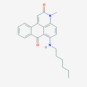 6-(hexylamino)-3-methyl-3H-naphtho[1,2,3-de]quinoline-2,7-dione